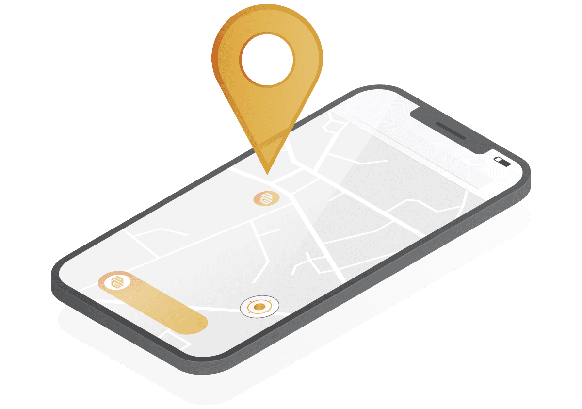 a phone with a pin searching for a dispensary where I can buy this product