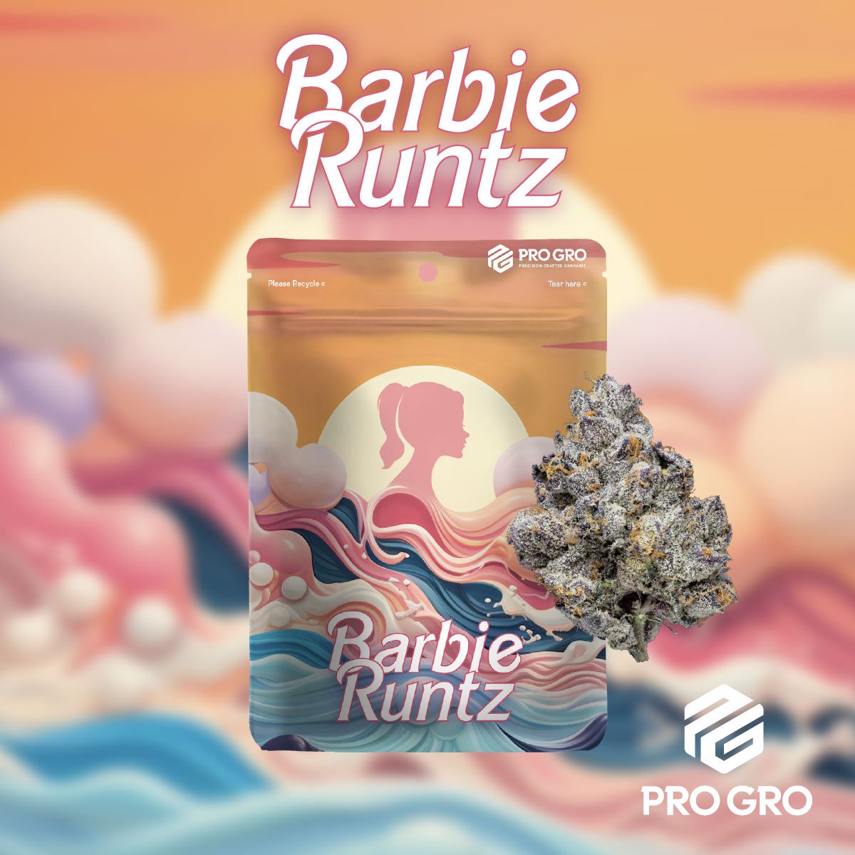 pro gro genetics barbie runtz cannabis strain