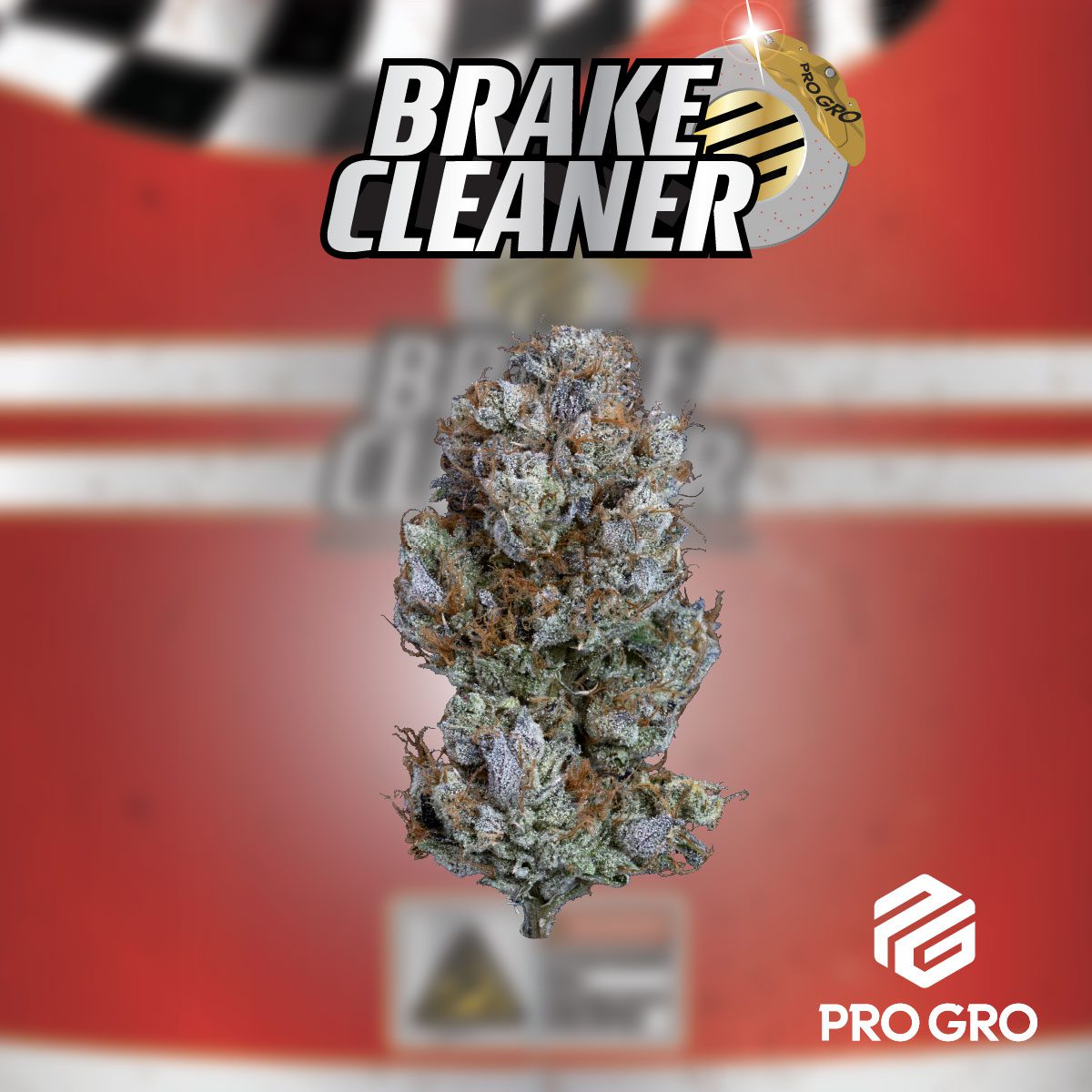 pro gro genetics brake cleaner weed strain nug