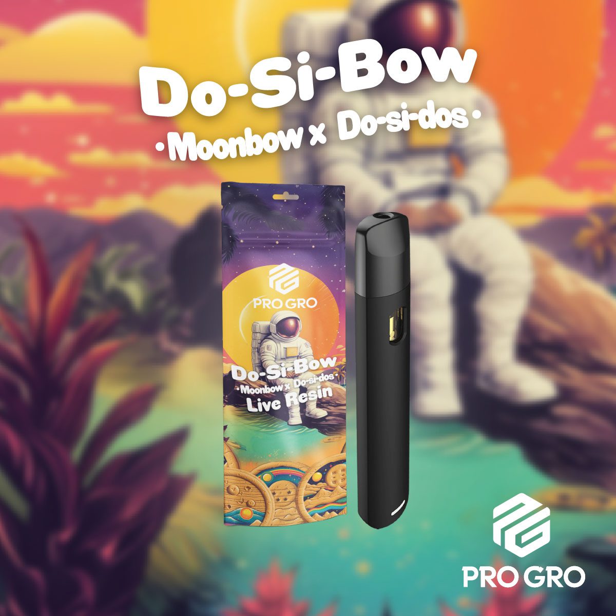 pro gro genetics do-si-bow cannabis strain live resin cart