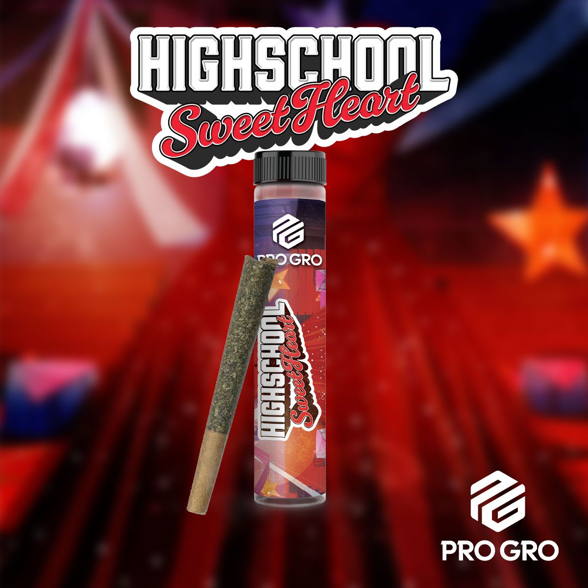 pro gro genetics high school sweet heart marijuana strain preroll