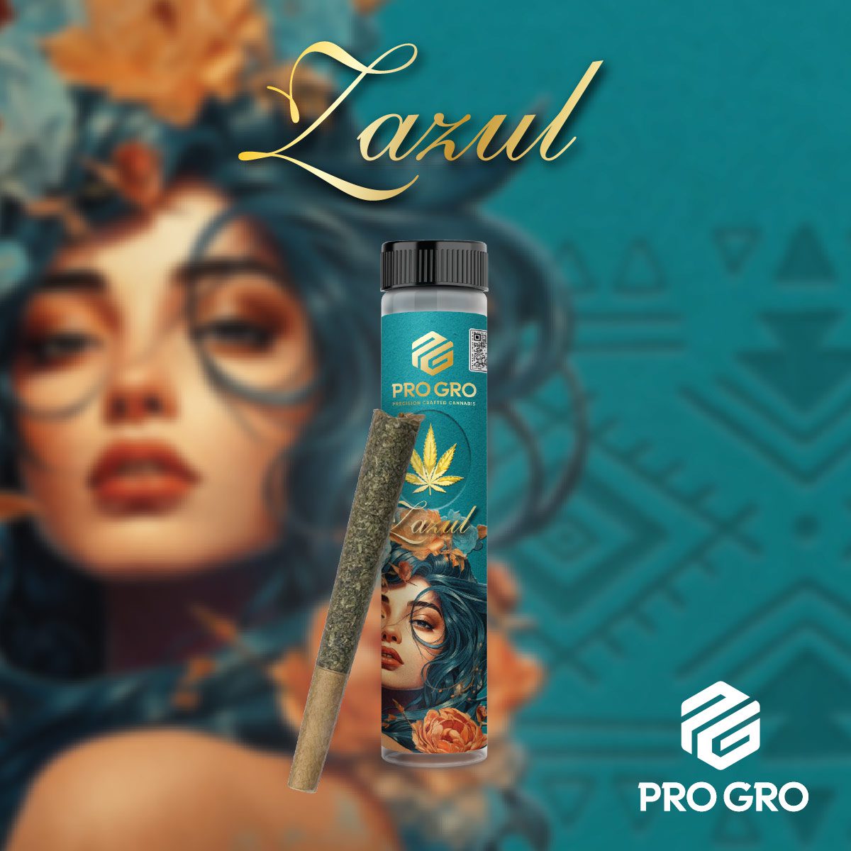 pro gro genetics zazul marijuana strain preroll